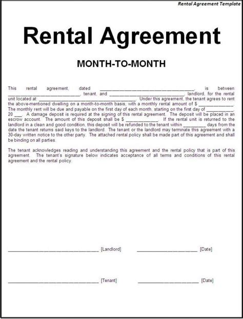 fillable rental agreement|simple basic rental agreement fillable.